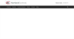 Desktop Screenshot of hartlandcontrols.com